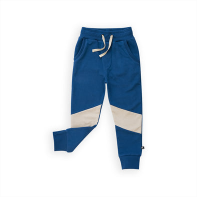 CarlijnQ Basic Blue & White Sweatpants