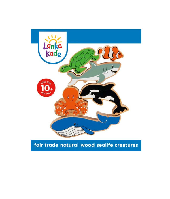 Lanka Kade Sea Life Animals - Box of 6