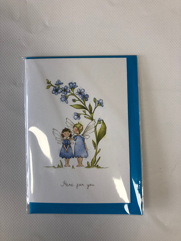 Burren Flower Fairies Here For You Card