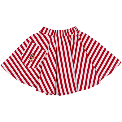 Raspberry Republic Grandpa's Suspenders Short Twirly Skirt