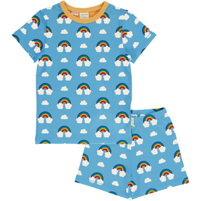 Maxomorra Rainbow Organic Cotton Short Pyjamas