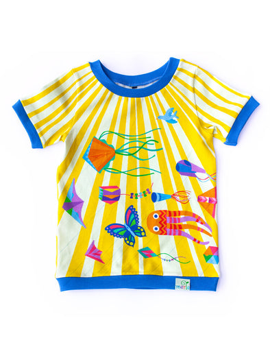 Merle Kids Kites In The Sky T-Shirt