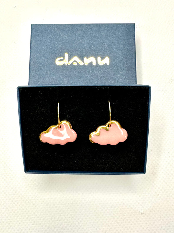 Danu Cloud Earrings - Pink