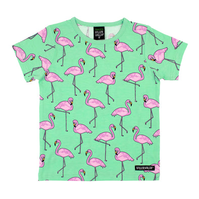 Villervalla Flamingo Print T-shirt