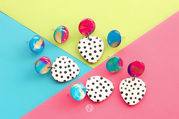 Naoi Polka Dot Earrings