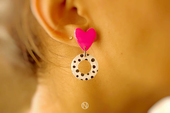 Naoi  Polka Ring Earrings