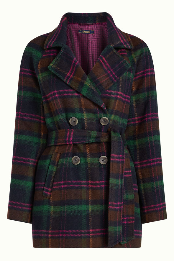 King Louie Maura Brit Check Coat