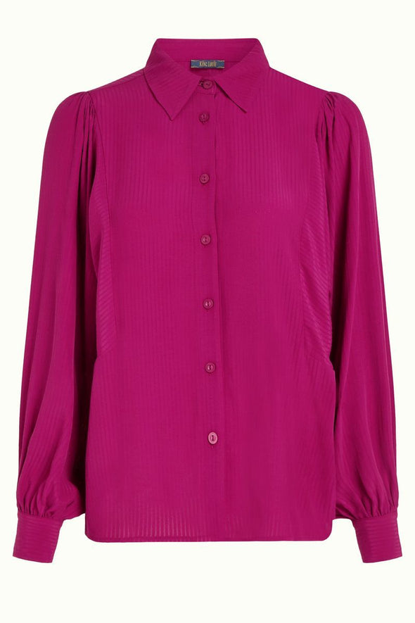 King Louie Sparkling Fuchsia Marisa Allegra Blouse