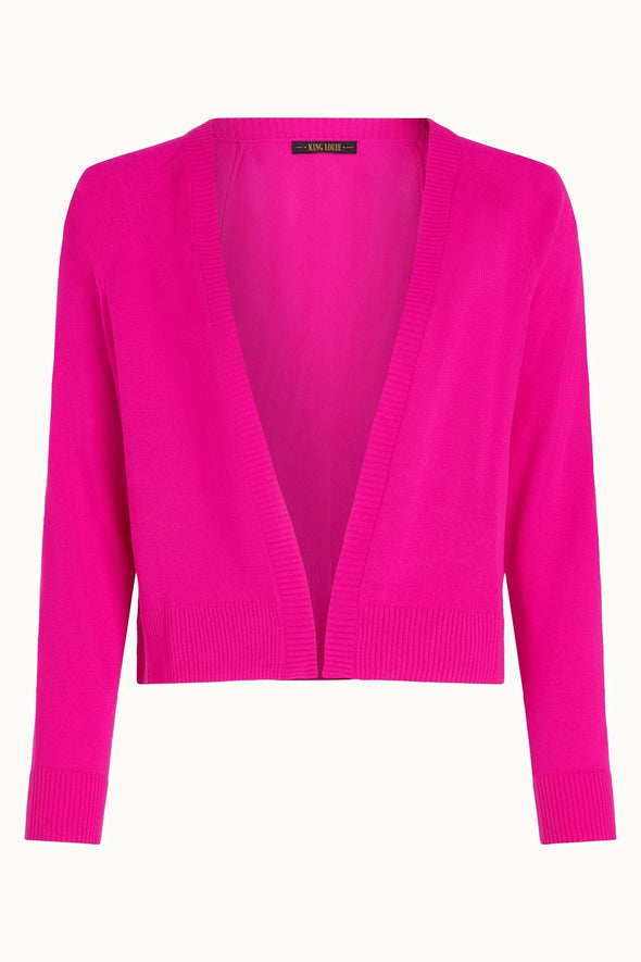 King Louie Blanca Cardi Bonne Neon Pink