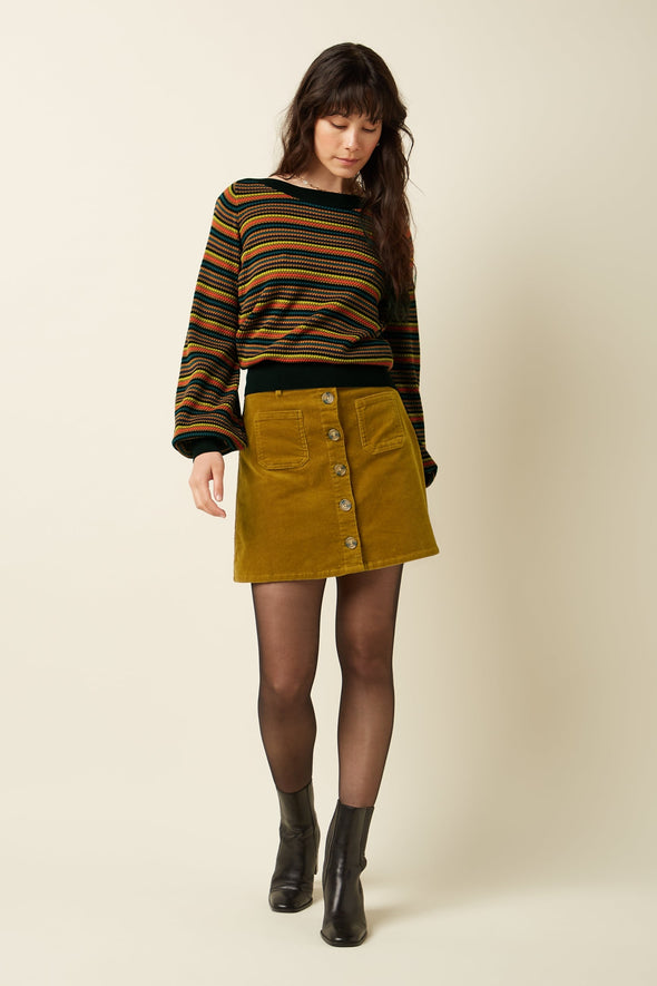 King Louie Black Marielle Audrey Bell Top