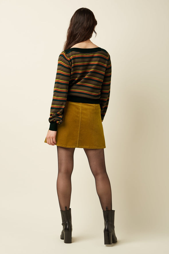King Louie Black Marielle Audrey Bell Top