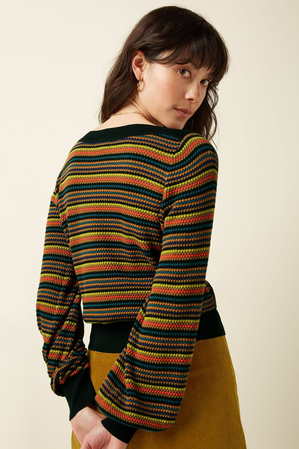 King Louie Black Marielle Audrey Bell Top