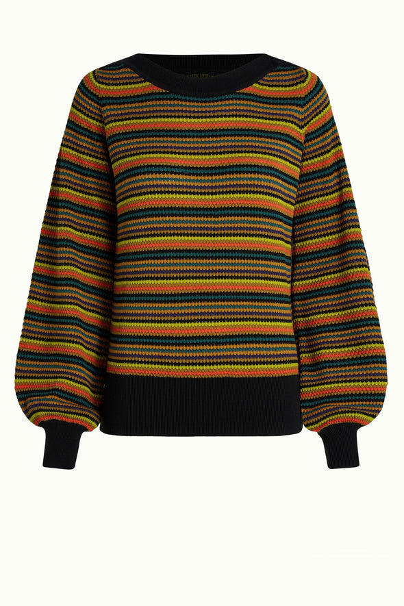 King Louie Black Marielle Audrey Bell Top