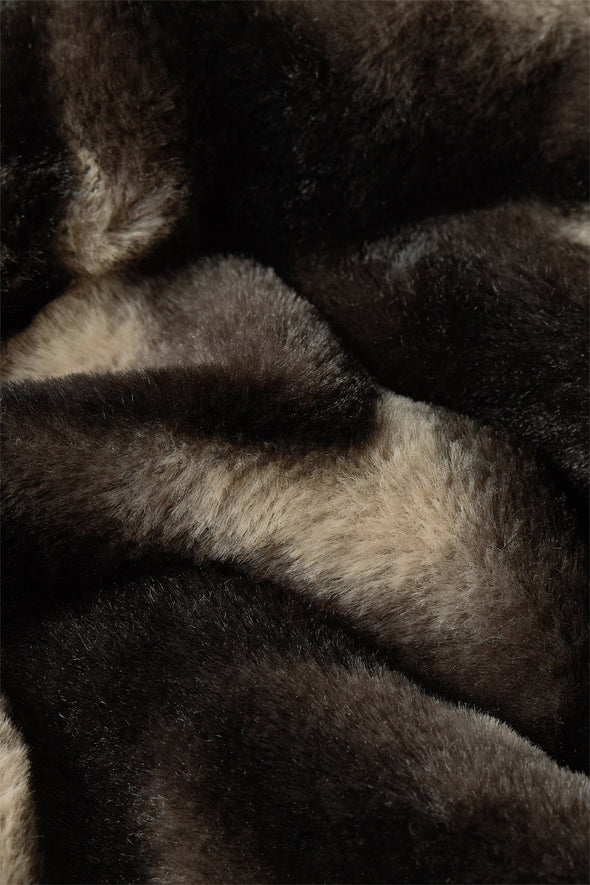 King Louie Judy Deco Faux Fur Hooded Jacket