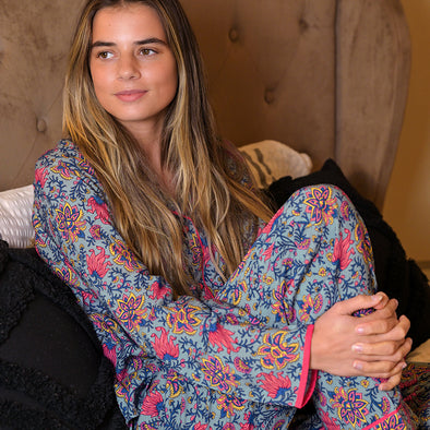POM Paisley Print Eco Viscose Pyajamas