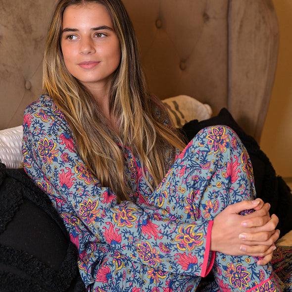 POM Paisley Print Eco Viscose Pyajamas