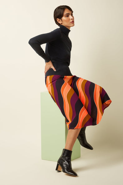 King Louie Beaujolais Red Razzle Juno Skirt