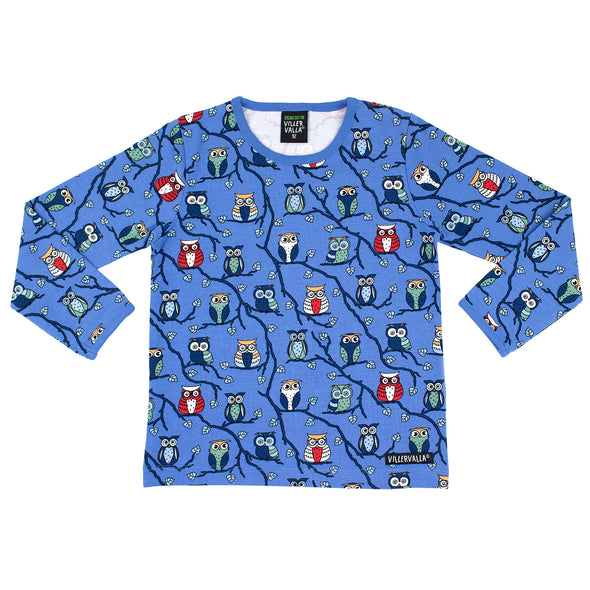 Villervalla Nautic Tree Owl Long Sleeve Top