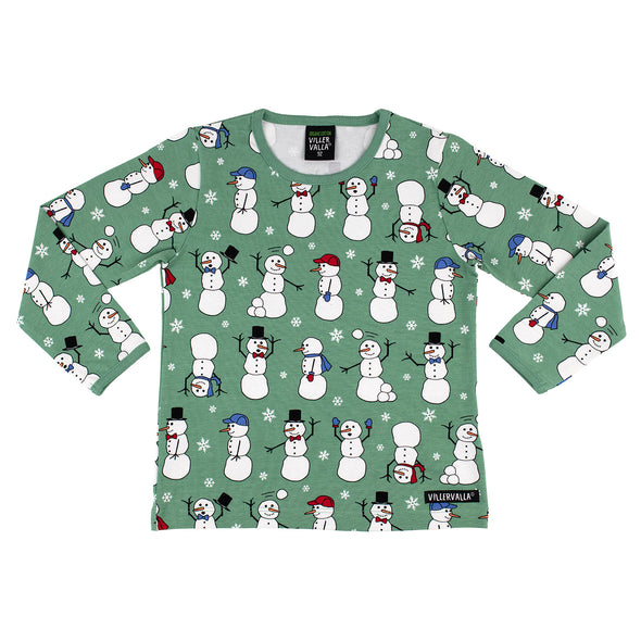 Villervalla Sage Snow People Long Sleeve Top