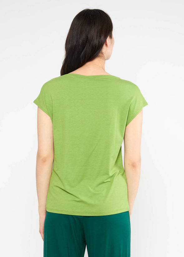 Blutsgeschwister Little Pea Green Breezy Flowgirl Top