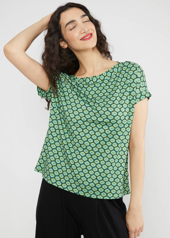 Blutsgeschwister Spring Pearl Flower Flowgirl Top