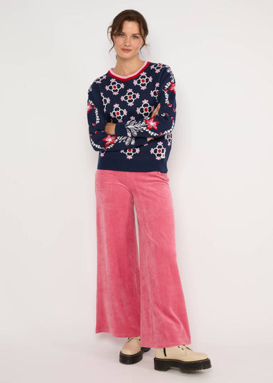Blutsgeschwister Fine Needle Cord Pink Jolly Marleen Culottes