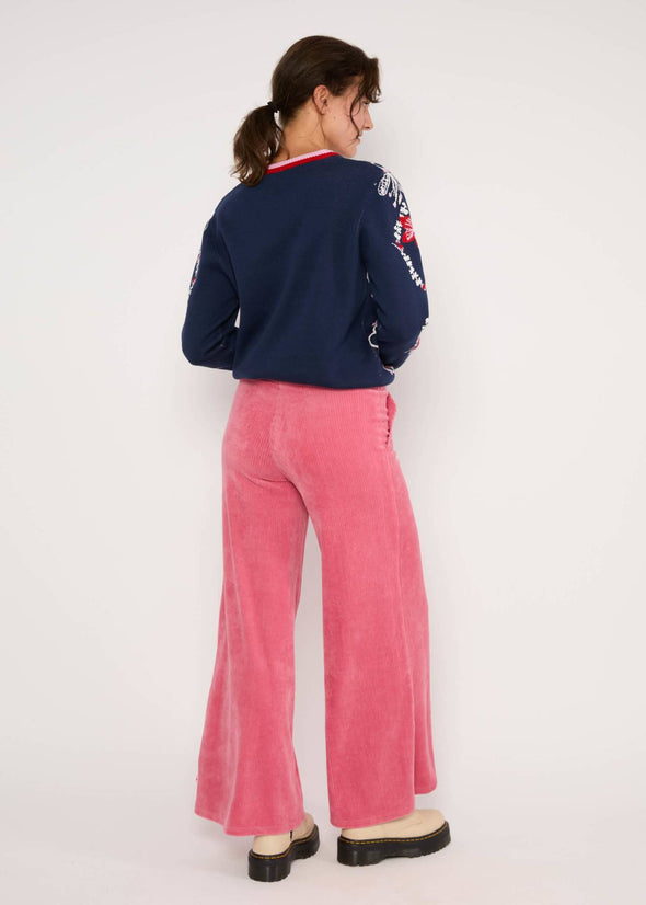 Blutsgeschwister Fine Needle Cord Pink Jolly Marleen Culottes