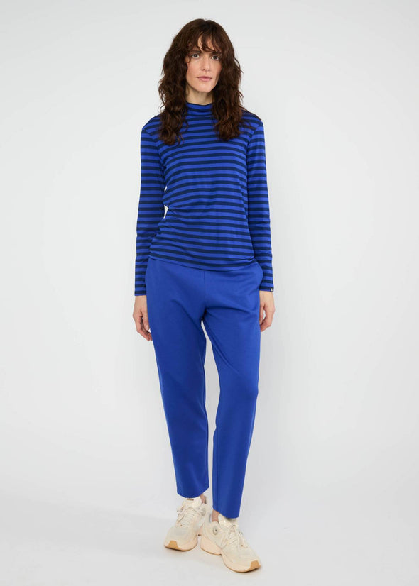 Blutsgeschwister Lonely Lips Turtle Cute Blue Sugar Stripes Top