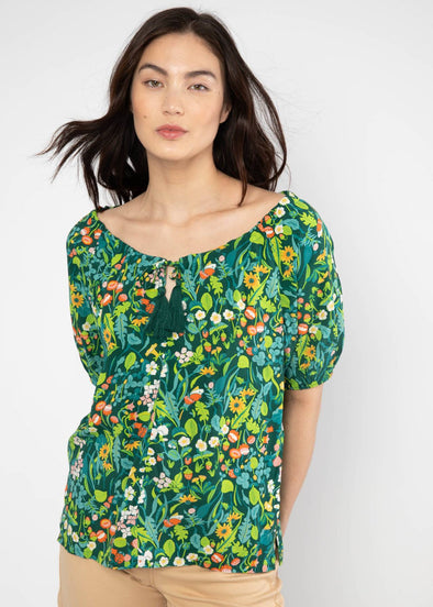 Blutsgeschwister Barefoot on Grass Magic Maiden Summer Blouse