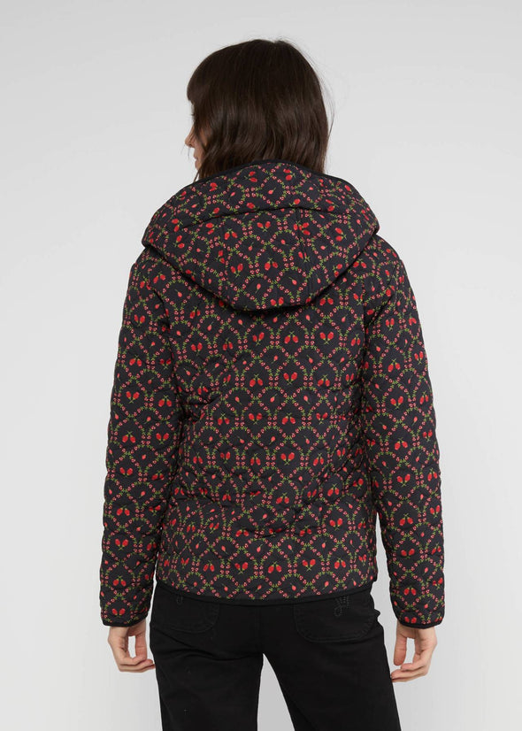 Blutsgeschwister Winter Cherries Reversible Softshell Jacket