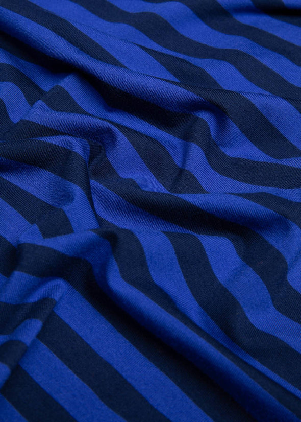Blutsgeschwister Lonely Lips Turtle Cute Blue Sugar Stripes Top