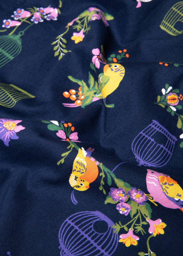 Blutsgeschwister Multicolour Budgie Falbala Festival Dress