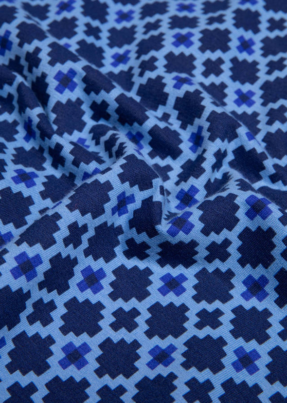 Blutsgeschwister Oh So Nett Quilted Blue Dream Sweatshirt
