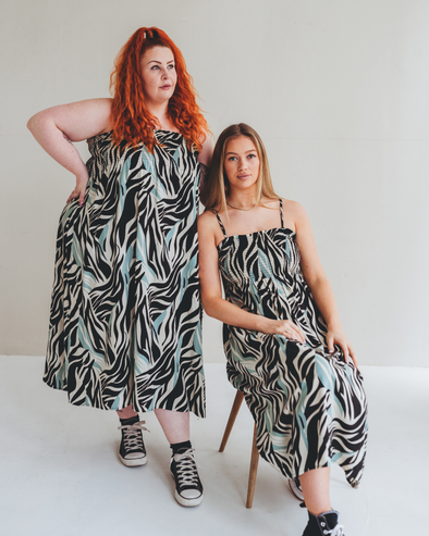Turtledove London Zebra Print Zuri Maxi Skirt/Dress