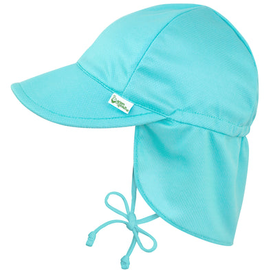 Green Sprouts UPF50+ Aqua Blue Breathable Sun Hat