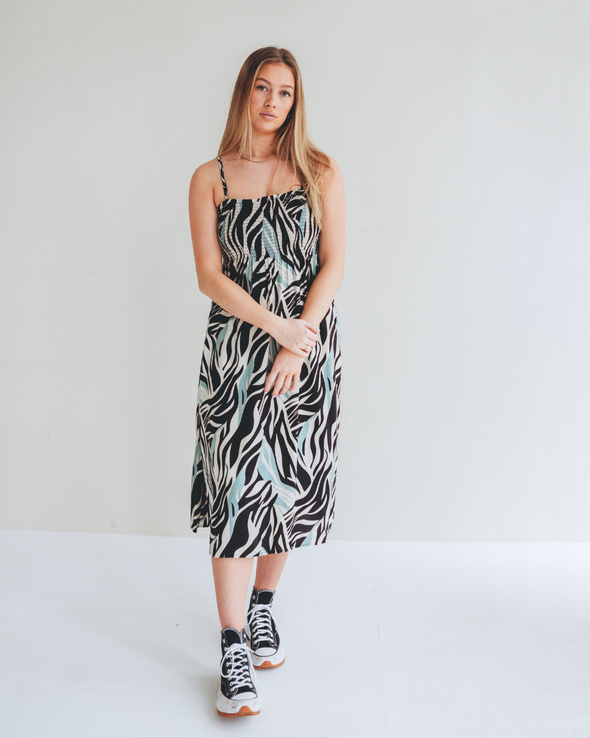 Turtledove London Zebra Print Zuri Maxi Skirt/Dress