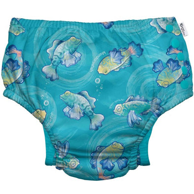 Green Sprouts Aqua Mandarinfish Eco Snaps Reusable Swim Nappy