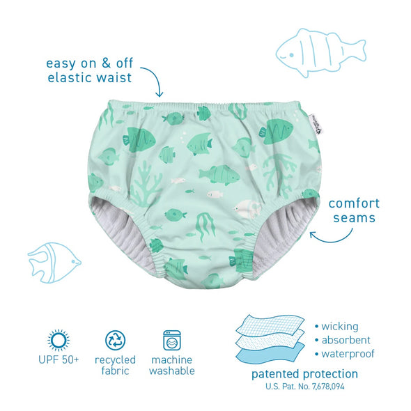 Green Sprouts Light Lavender Blossom Eco Pull Up Reusable Swim Nappy