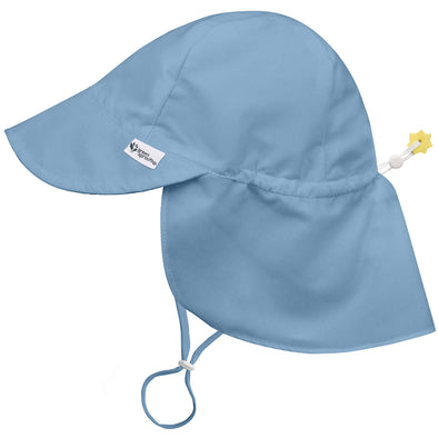 Green Sprouts Eco Flap Hat Blue
