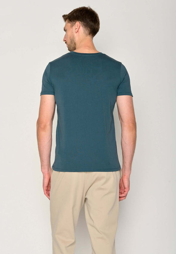 Greenbomb Nature Cliffsail Guide Blue Stone T-shirt