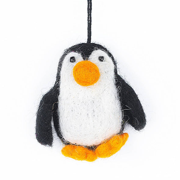 Felt So Good - Handmade Felt Christmas Baby Penguin Black Decoration