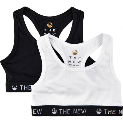 The New Black & White 2-Pack Crop Vest Top