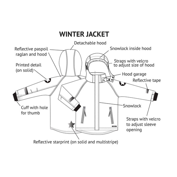 Villervalla Nautic Whales Winter Jacket