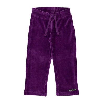 Villervalla Grape Velour Retro Trousers