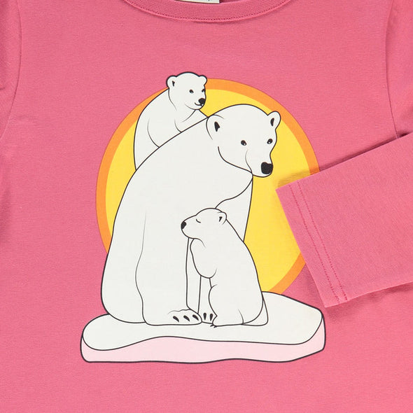 Småfolk Baroque Rose Polar Bear Top