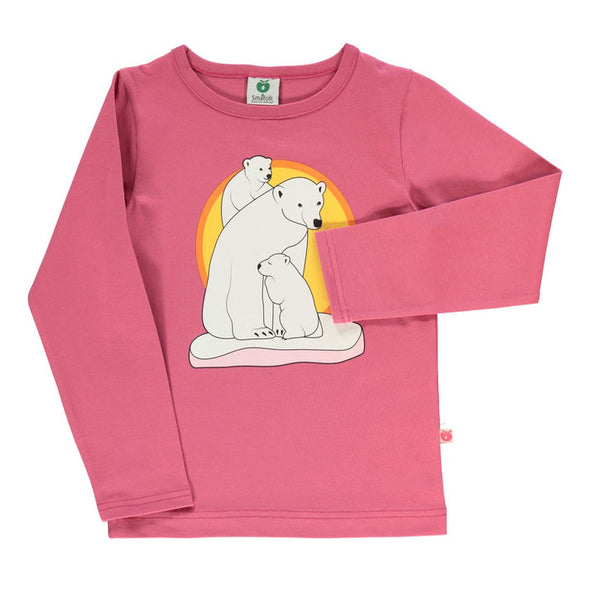 Småfolk Baroque Rose Polar Bear Top