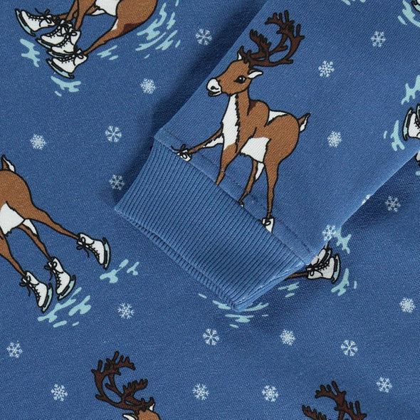 Småfolk Federal Blue Reindeer Sweatshirts