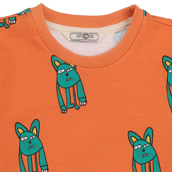 Coto Kids Monster Child Sweatshirt