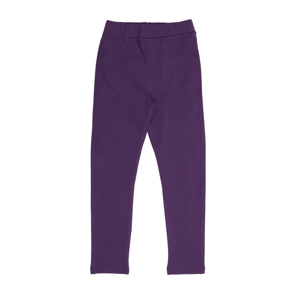 Walkiddy Mysterious Purple Sweat Leggings