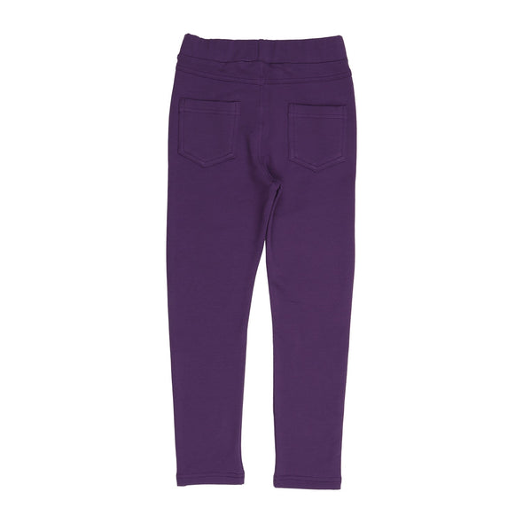 Walkiddy Mysterious Purple Sweat Leggings